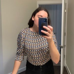 Tahari silk blouse